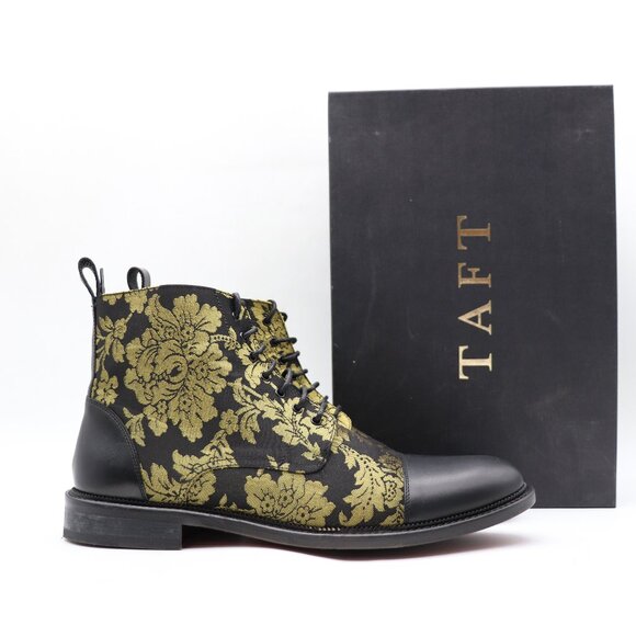 Taft The Jack Boot Hand Crafted Gold Floral Men\'s Size EU 42 Chukka Boots main image 10
